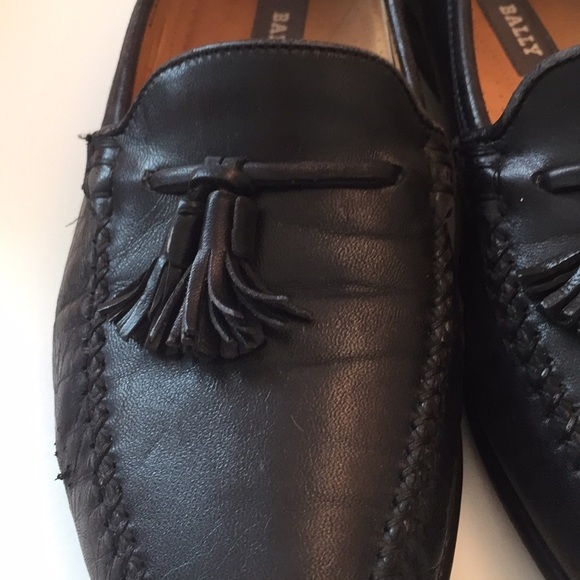 Bally leather tassel loafers. - Picture 2 of 8